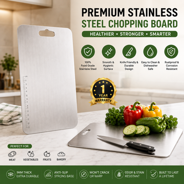 Stainless Steel Chopping Board for Kitchen